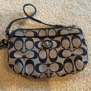 Coach wristlet purse